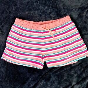 The North‎ Face Retro Women's Athletic Shorts XL Pink Striped Activewear